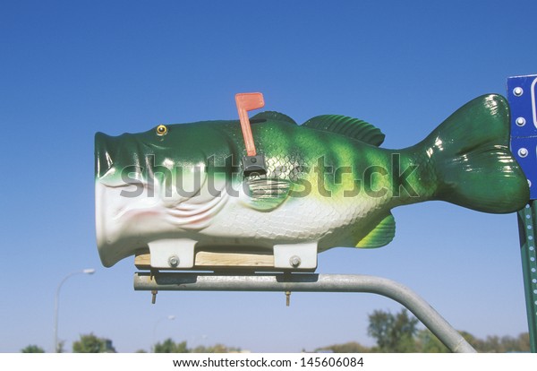 bass fish mailbox