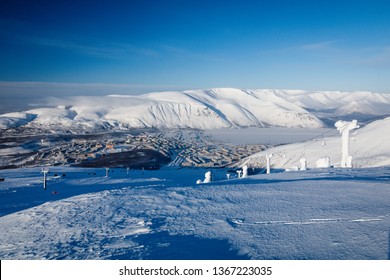 bigwood ski resort, Kirovsk, Murmansk region, Russia - Shutterstock ID 1367223035