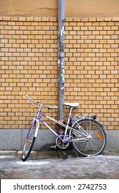 Bike Against Wall