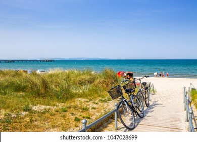 Bike, Beach, Germany 