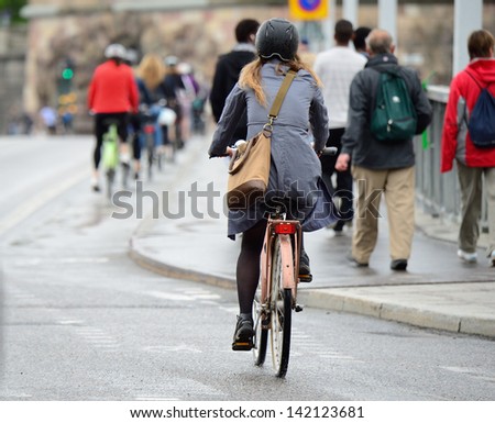 Bike crowd