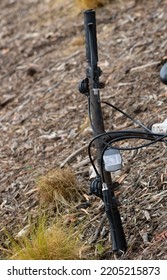 Bike Handle Bars Near Dirt