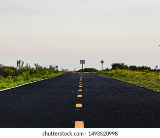 Bike Path At Jones Beach Park