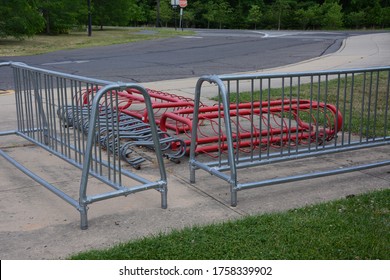 Bike Rack/Stand Outside Public School In New Jersey