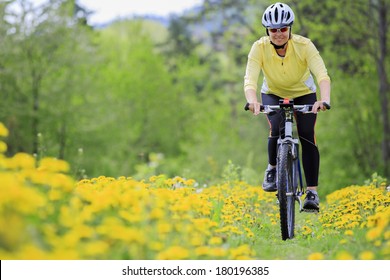 Bike riding - woman on bike