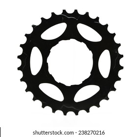 Bike Sprocket Isolated On White