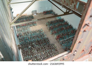 Bike Storage As Seen From Above