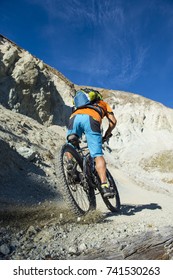 Bike Uphill - Vertical Portrait Format