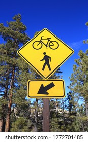 Bike And Walking Trail Sign