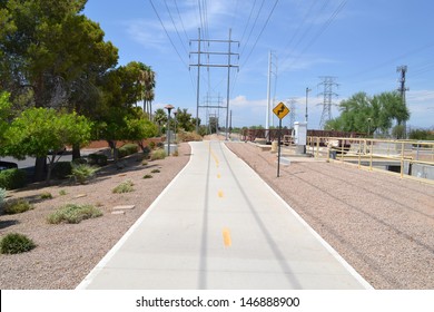 Bike/Pedestrian Path In Scottsdale, Arizona