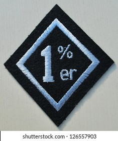 Biker Embroidered Badge