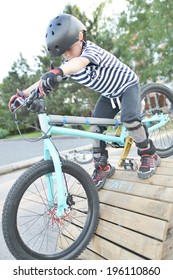 Biker jumping
