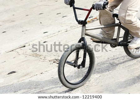 Similar – Image, Stock Photo I’m already practicing for the Tour de France…