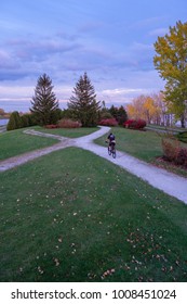 Biker In Parc René-Lévesque