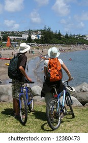Bikes at the beach