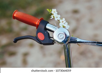 floral bike bell