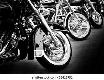 Bikes in a row - Powered by Shutterstock