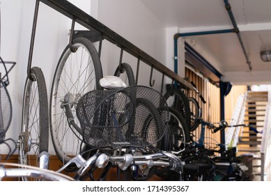 metal horizontal bike shed