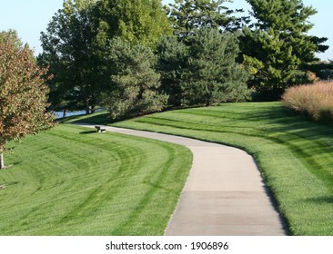 Bike/walking Trail In Central Iowa