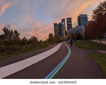 Biking Lakeshore Summer Toronto Lakeside