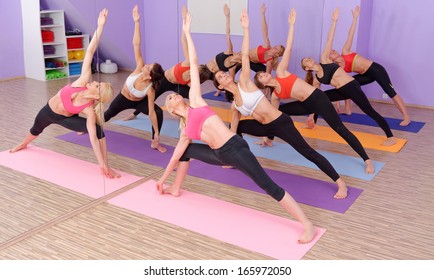 Bikram Hot Yoga Class Is In Session  