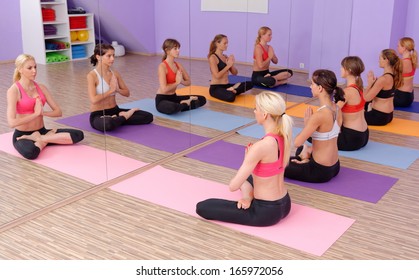 Bikram Hot Yoga Class Is In Session  