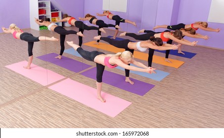 Bikram Hot Yoga Class Is In Session  