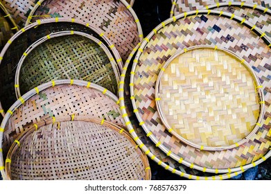 Bilao is a traditional rice winnower or tray used in many southeast asian countries. It is made of wooven wood