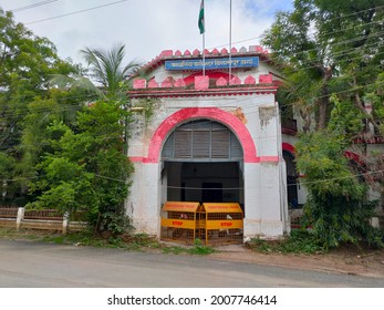 Bilaspur, Chhattisgarh, India, July 09, 2021: Exterior View Of District Collector Office At Bilaspur, Chhattisgarh, India