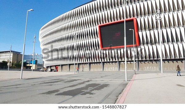 Bilbao, Basque\
Country, Spain, October, 25, 2019: San Mames football stadium in\
Bilbao in the Basque\
Country