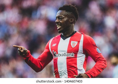 Bilbao, Spain. 06th May, 2019. Pais Vasco. San Mamés. Liga Santander. Athletic Bilbao V RC Celta De Vigo: Iñaki Williams (#9) Celebrating Her Goal