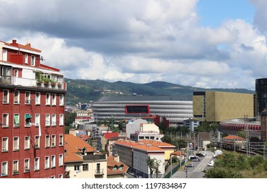 BILBAO, SPAIN - 22 JULY 2016: San Mamés,  Football Stadium Of Athletic Club Located In Bilbao (Vizcaya, Spain).