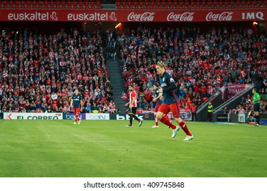 BILBAO, SPAIN - APRIL 20: Fernando Torres In The Match Between Athletic Bilbao And Athletico De Madrid, Celebrated On April 20, 2016 In Bilbao, Spain