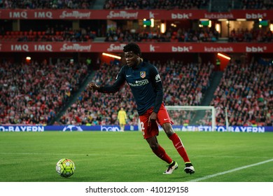 BILBAO, SPAIN - APRIL 20: Thomas Partey In The Match Between Athletic Bilbao And Athletico De Madrid, Celebrated On April 20, 2016 In Bilbao, Spain