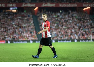 BILBAO, SPAIN - OCTOBER 05, 2018: Iker Muniain, Athletic Player, During A Spanish League Match Between Athletic Club Bilbao And Real Sociedad