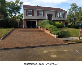 Bi-level Home With Newly Installed Driveway With Pavers