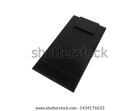 Bill folder isolated on white background.