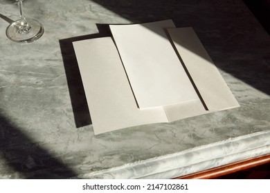 Bill presenter folder grey cover restaurant bar open