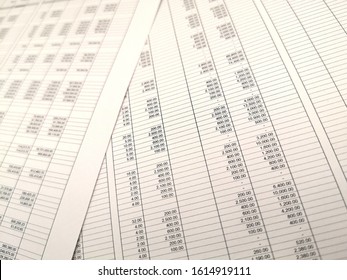 Bill of quantity and cost in table - Shutterstock ID 1614919111