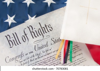 bill of rights next to Bible