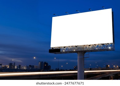 billboard blank for outdoor advertising poster or blank billboard for advertisement.	