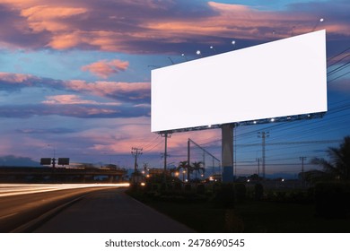 billboard blank for outdoor advertising poster or blank billboard for advertisement.	