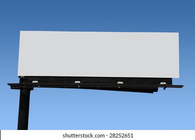 billboard with blank space for your own message - Shutterstock ID 28252651