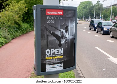 Billboard Exhibition World Press Photo At The Nieuwe Kerk Amsterdam The Netherlands 14-6-2020