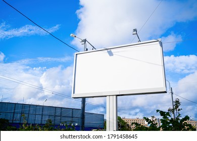 Billboard Mockup For City Advertising