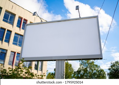 Billboard Mockup For City Advertising