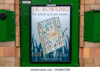 Billboard New JK Rowling Book At Amsterdam The Netherlands 4-2-2020