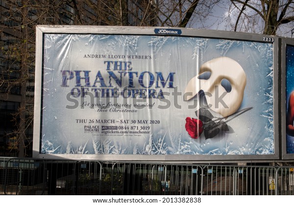 Billboard The Phantom Of The Opera At Manchester England 8-12-2019