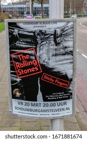 Billboard The Rolling Stones Sticky Fingers Tour At Amstelveen The Netherlands 2020