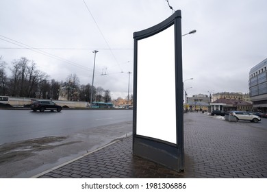 Billboard Screen Mockup For Advertising.